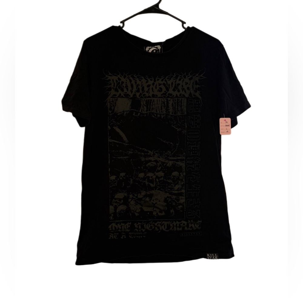 Killstar Unisex One Nightmare At A Time Black Graphic Tee